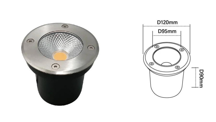 إضاءة أرضية LED