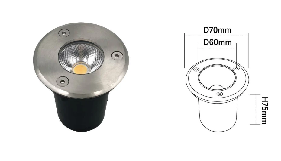 إضاءة أرضية LED